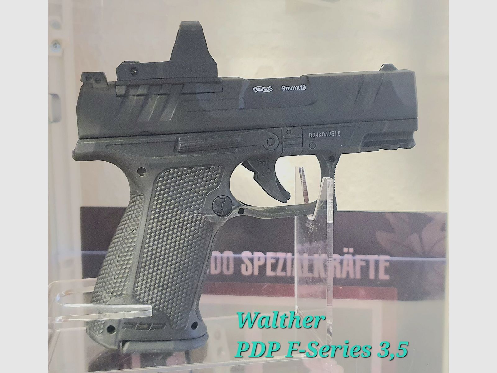 Walther CO2 Pistool PDP F 3,5" met Firefield Reflexvisier Ironclad Mini - F1