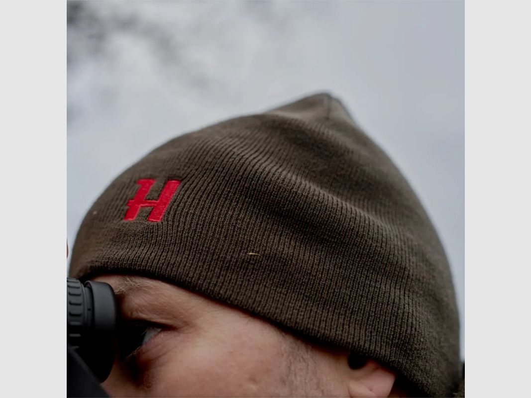 Härkila Beanie Aspire Reversible | shadow brown/red, Bild 6 von 12