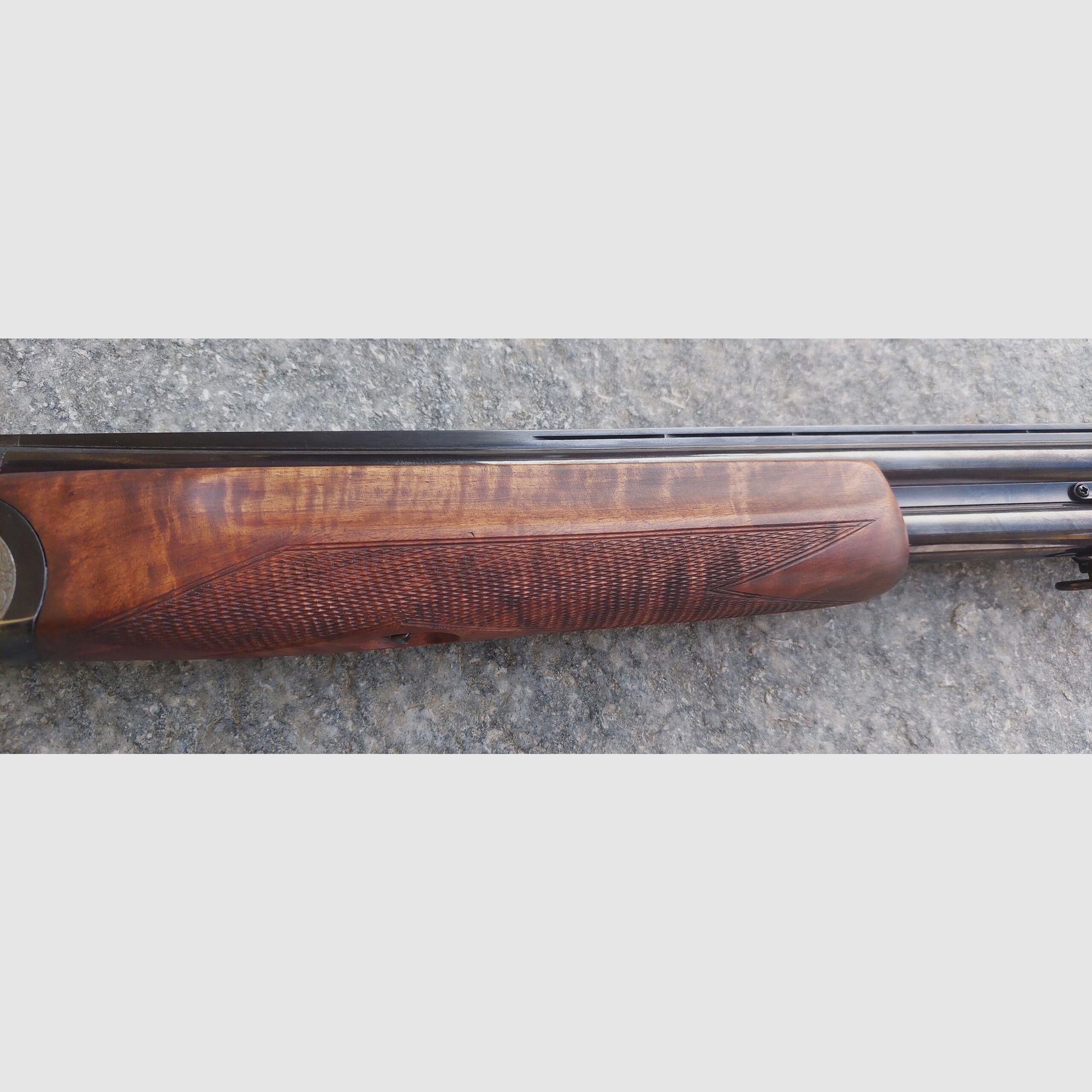 A 28 Sabatti Bockdoppelflinte Kal. 20 Läufe 70 cm Chokes XXX/X Einabzug, Bild 4 von 6