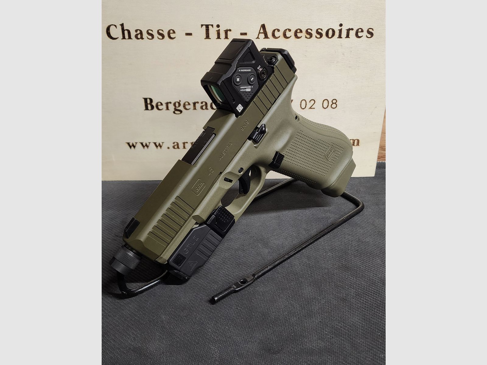 GLOCK 45 Gen5 FS MOS Fileté A-CUT Aimpoint COA GTL II Combo « Edition Hunter ODG » cal.9×19 (auf Bestellung), Bild 11 von 11