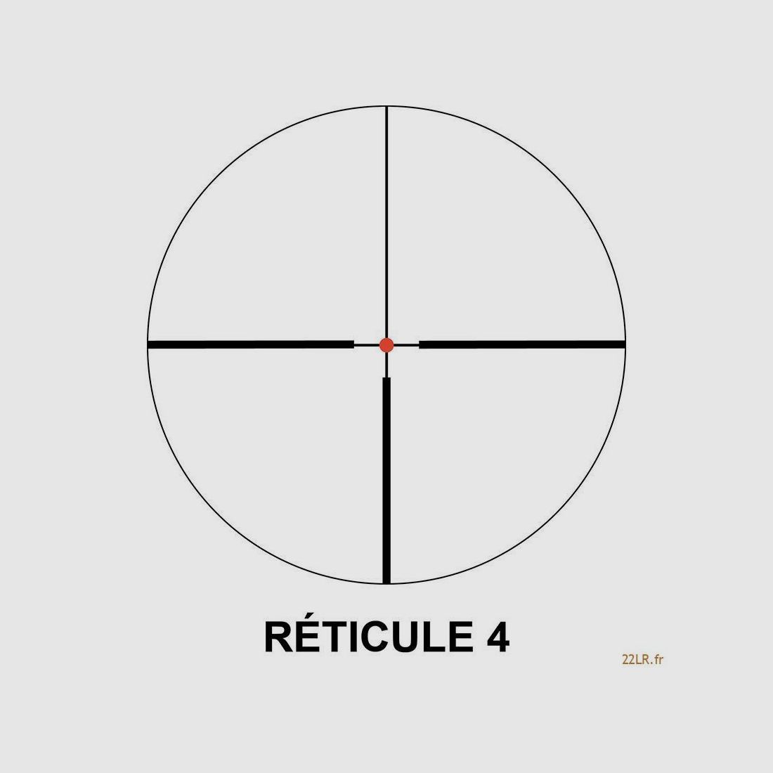 Zielfernrohr 22LR 4X32 Gamo Wr, Bild 4 von 8