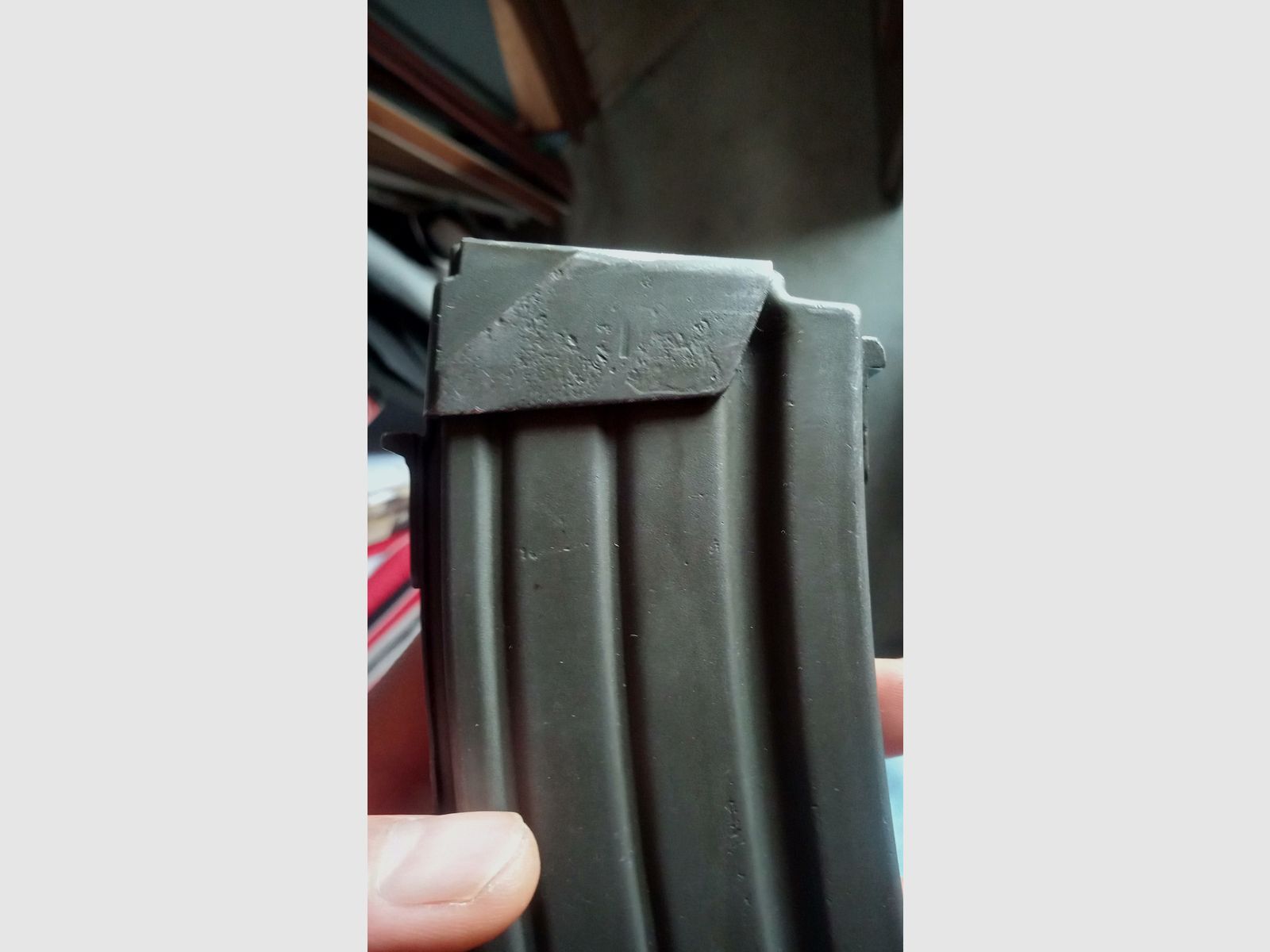 Galil 5.56 AK acciaio Deko Magazin grigio fosfato (inutilizzabile/disattivato) / si adatta in AKM AK47 Schacht quindi anche GSG Cybergun China-Yunker e Gillman Yunker