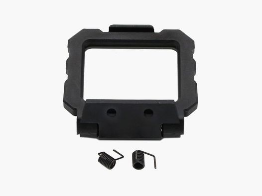 Holosun HS-FLIP-CAP-GLASS-AEMS-FRONT Flip Cap con Vetro, Copertura Antipolvere, Compatibile con la Serie AEMS, Davanti all'Obiettivo