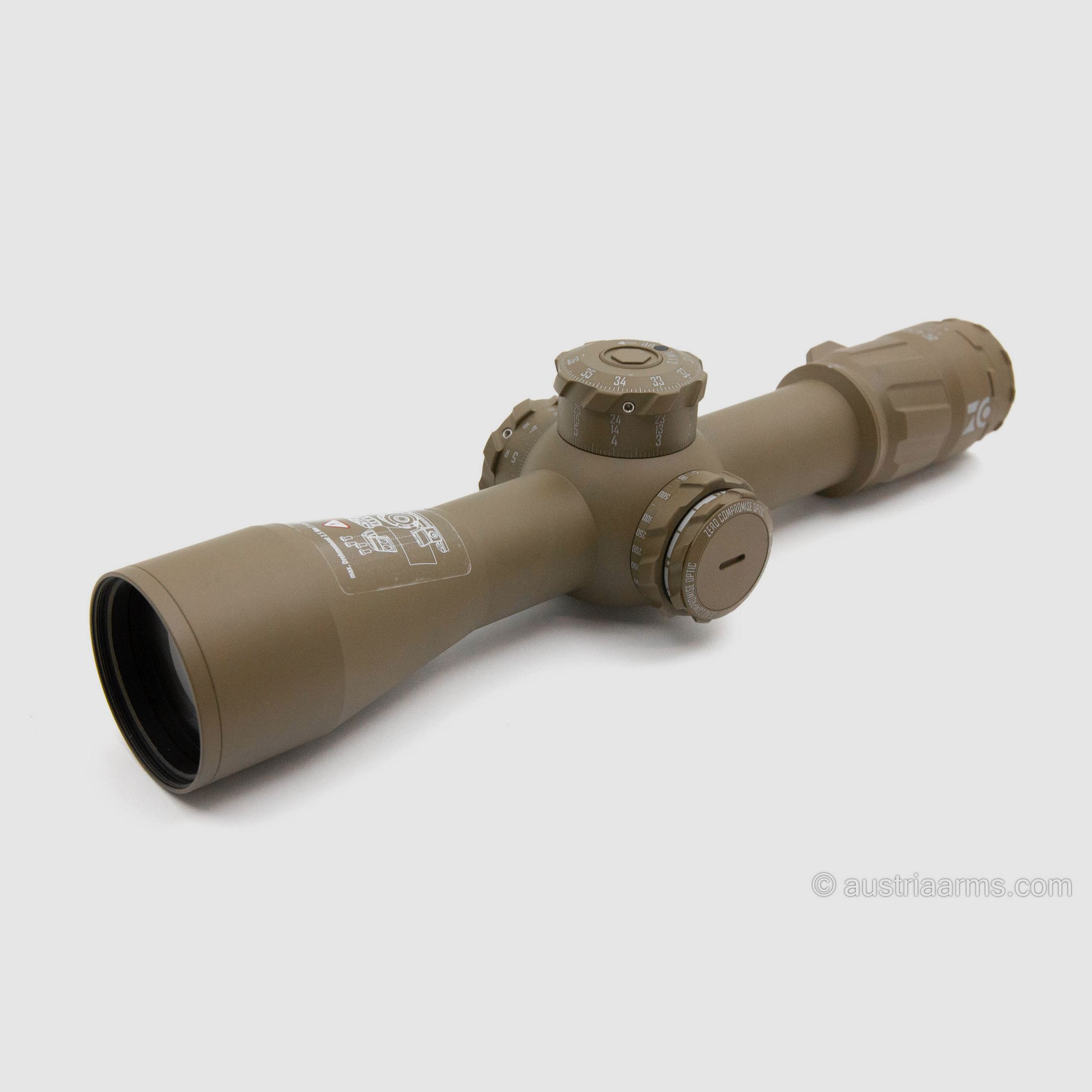 Zero Compromise Optic ZC420 4–20 × 50, FDE