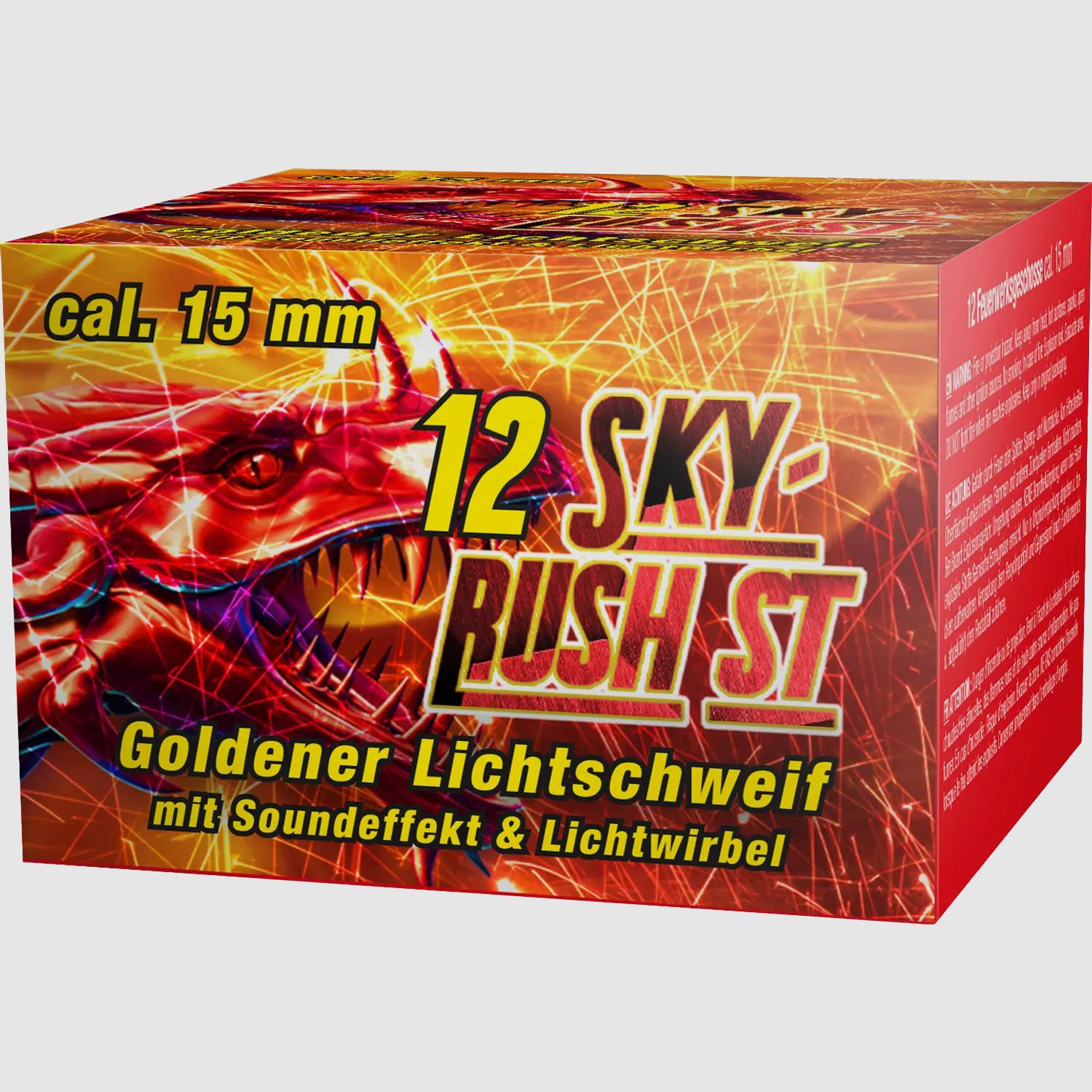 Sky Rush ST pack de 12 fusées pyrotechniques
