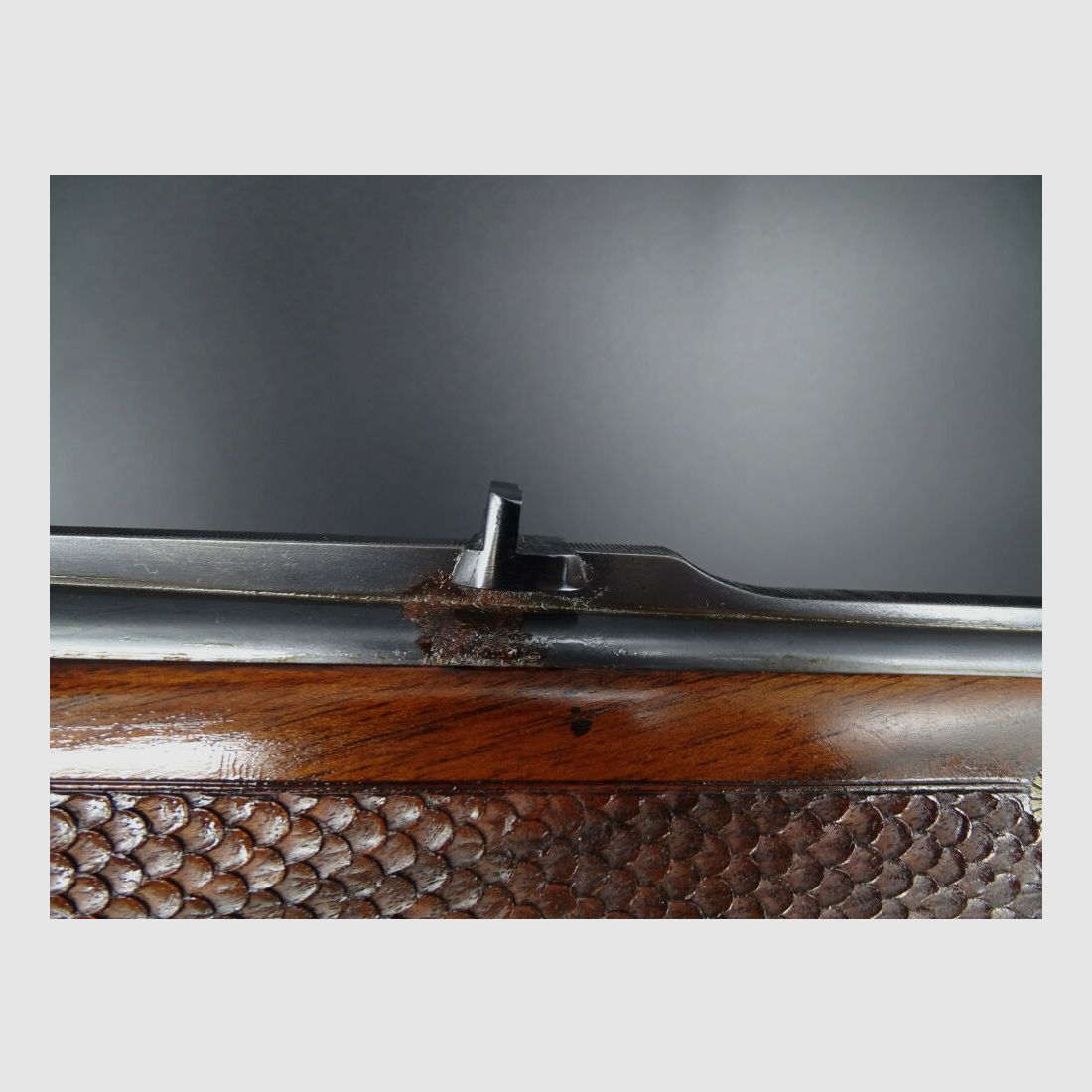 Rifle doble Mischitz grabado rinoceronte bisonte guepardo calibre 9,3x74R liquidación de colección