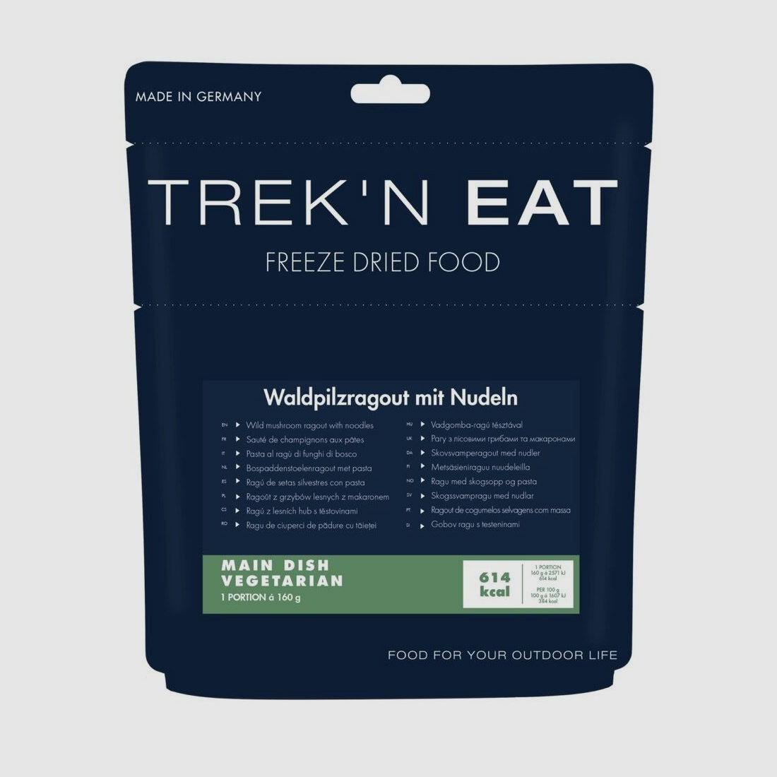 TREK'N EAT Ragout z leśnych grzybów z makaronem 160g Veggie