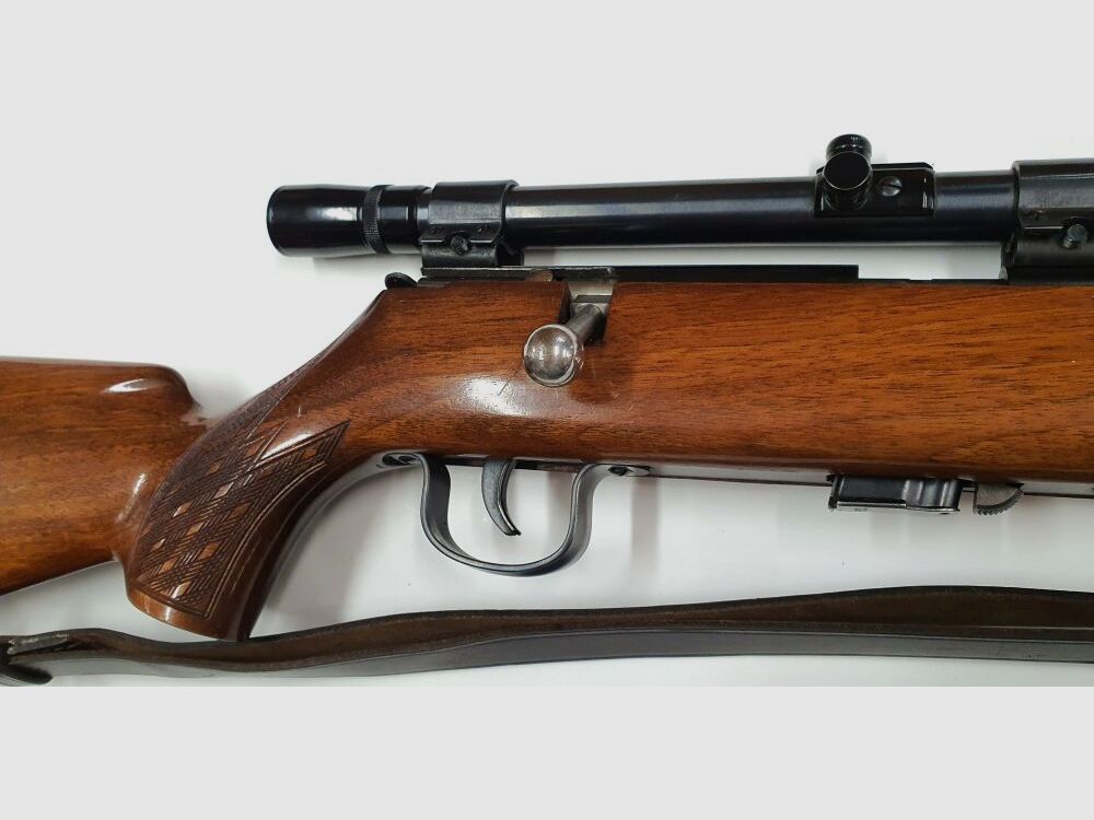 Repeating rifle with scope