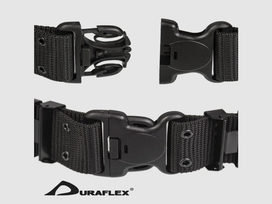 Lochkoppel LC2 Duraflex®, ajustable hasta 120cm, Negro