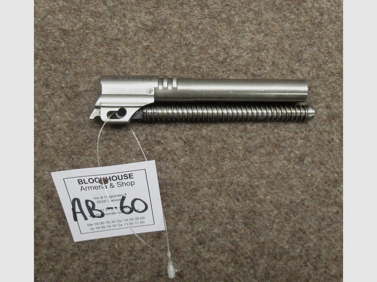 AB-60 Lauf SIG mod. P210 Kal. 7.65mm Para, Bild 1 von 2