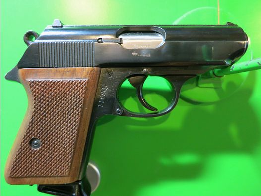 Halbautomatische Pistole MANURHIN, Walther PPK, Kal. 7,65 mm Browning       #40-