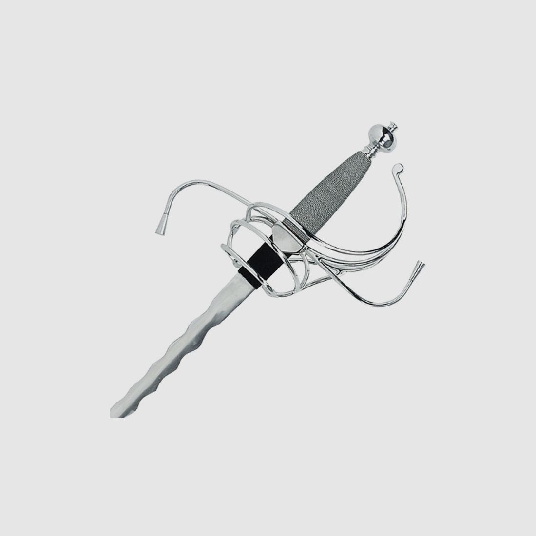 Spada fiamma rapier 17° secolo