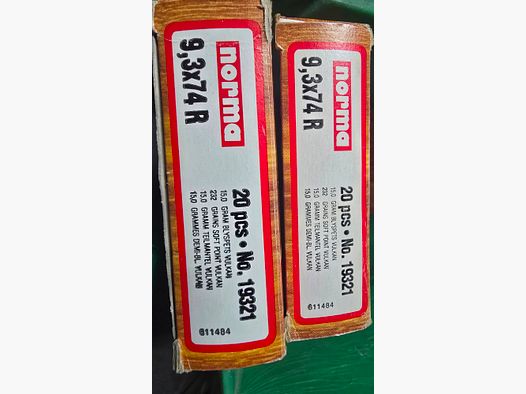 Cartouches 9.3x74 R Norma