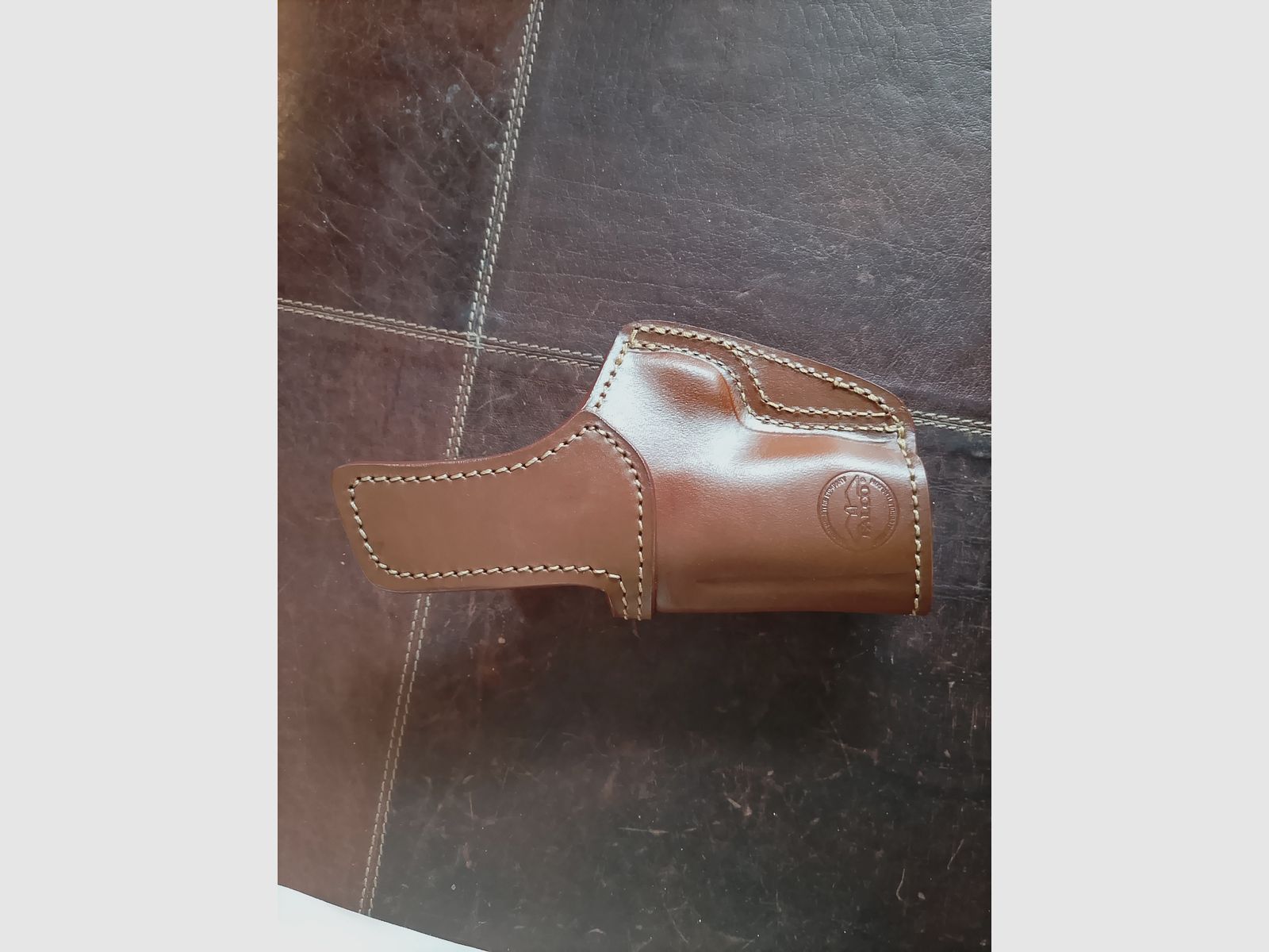 FALCO Langdon - Fondina in pelle IWB Open-Top senza tempo CZ75 compatto P-01 senza Rail