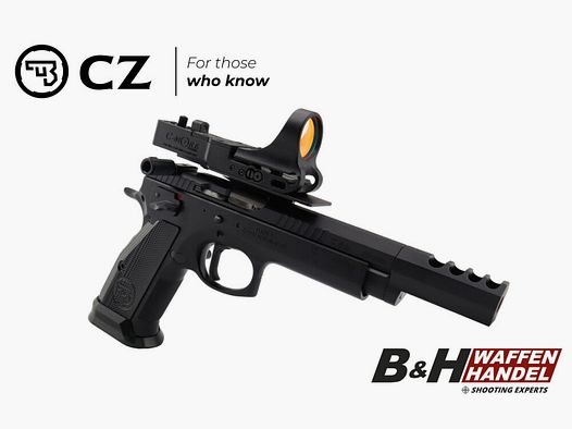 CZ - Ceska	 Pistole CZ75 TS Open Czechmate