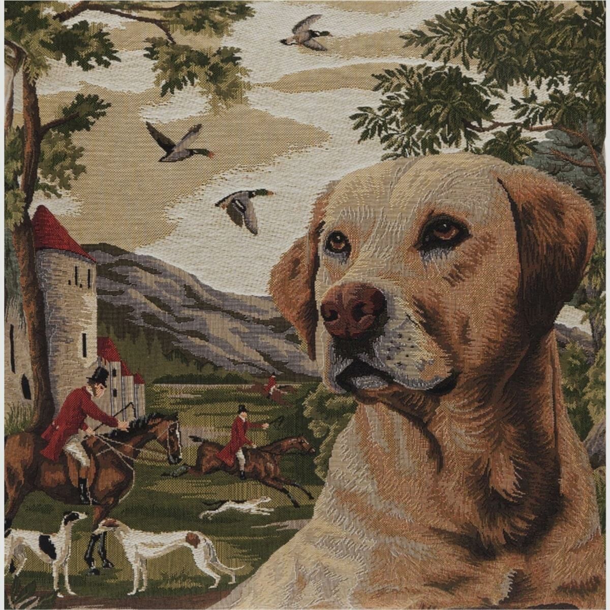 Lovergreen Kissen Motiv Kissen Labrador - Portrt whrend der Jagd