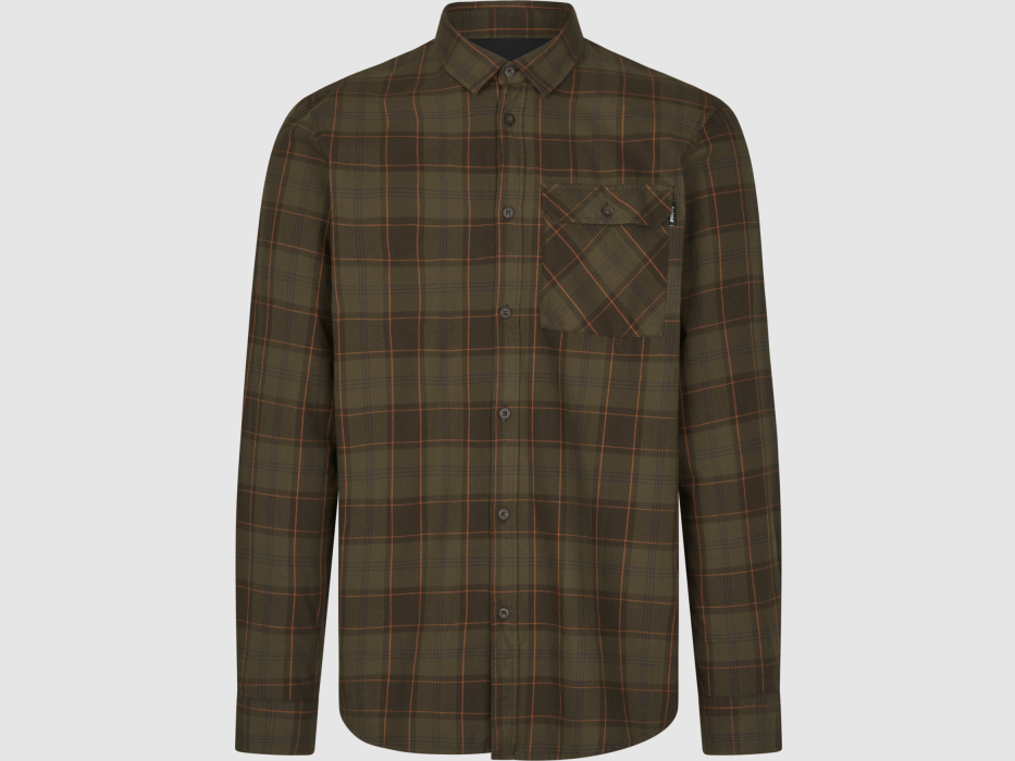 Seeland Glen Flannel Shirt – Pine Green/Dark Navy Check (403028011), image 1 of 8