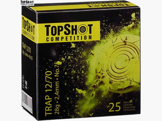 TOPSHOT Competition 12/70 Trap 2.4 mm 28 grams 25 pcs