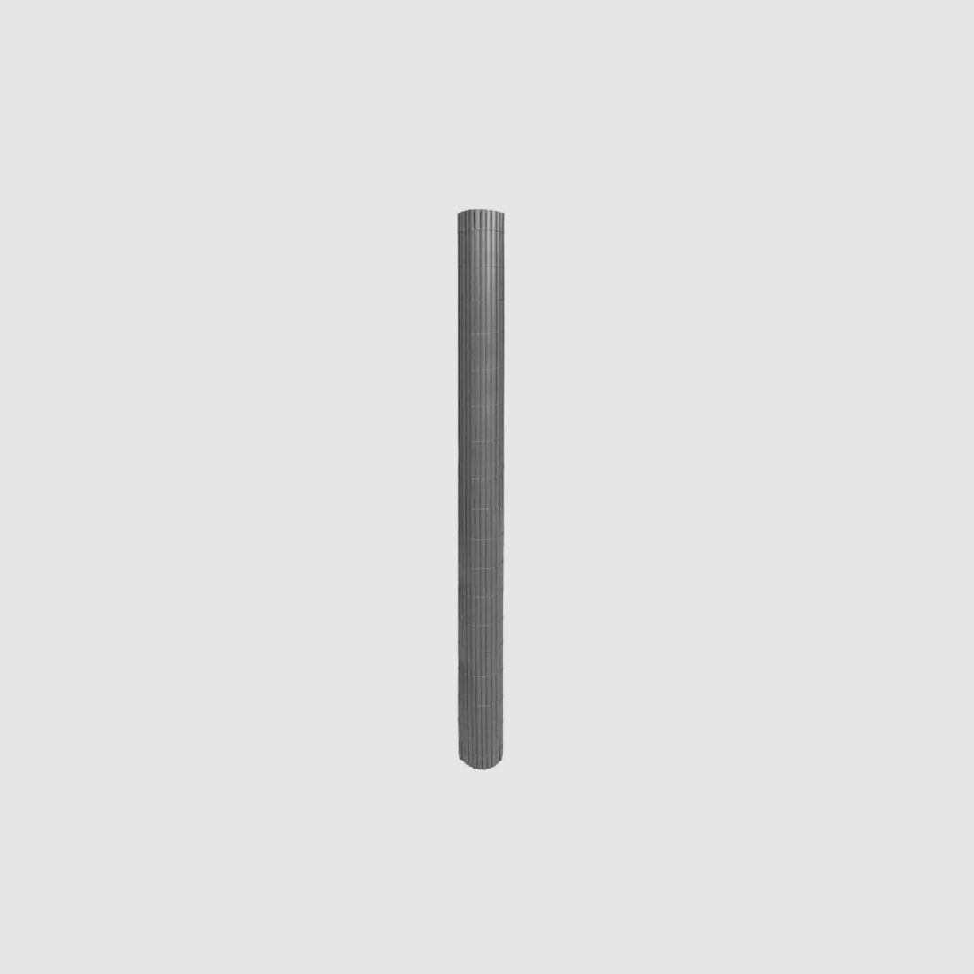 PVC Sichtschutzzaun einseitig grau 1,5 × 5 m mit Befestigungsset, Bild 11 von 16