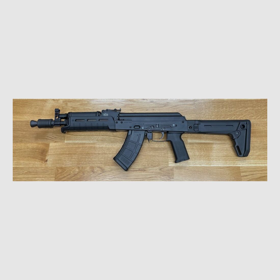 mit Magpul Klappschaft WBP Mini Jack - halbautom. Pistole 7,62x39 mit Magpul Zhukov-S Klappschaft - MOE Handschutz - Magpul Pistolengriff - Made in Poland - System AKM AK47 AK74