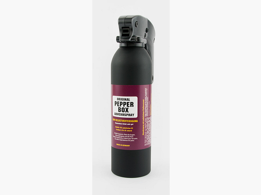 Pepper-Box Gigant 400 ml Professional, Nebel, Model mit Federdeckel Sicherung
