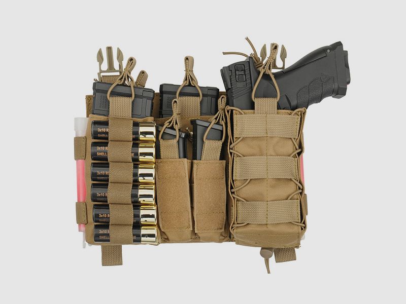 Buckle Up Multi-Mission Front-Panel - Coyote [8FIELDS]