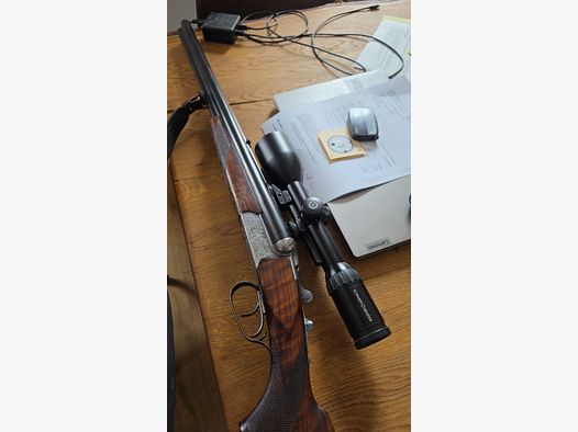 Drilling Merkel Einstecklauf Handspanner Schmidt Bender Zenith