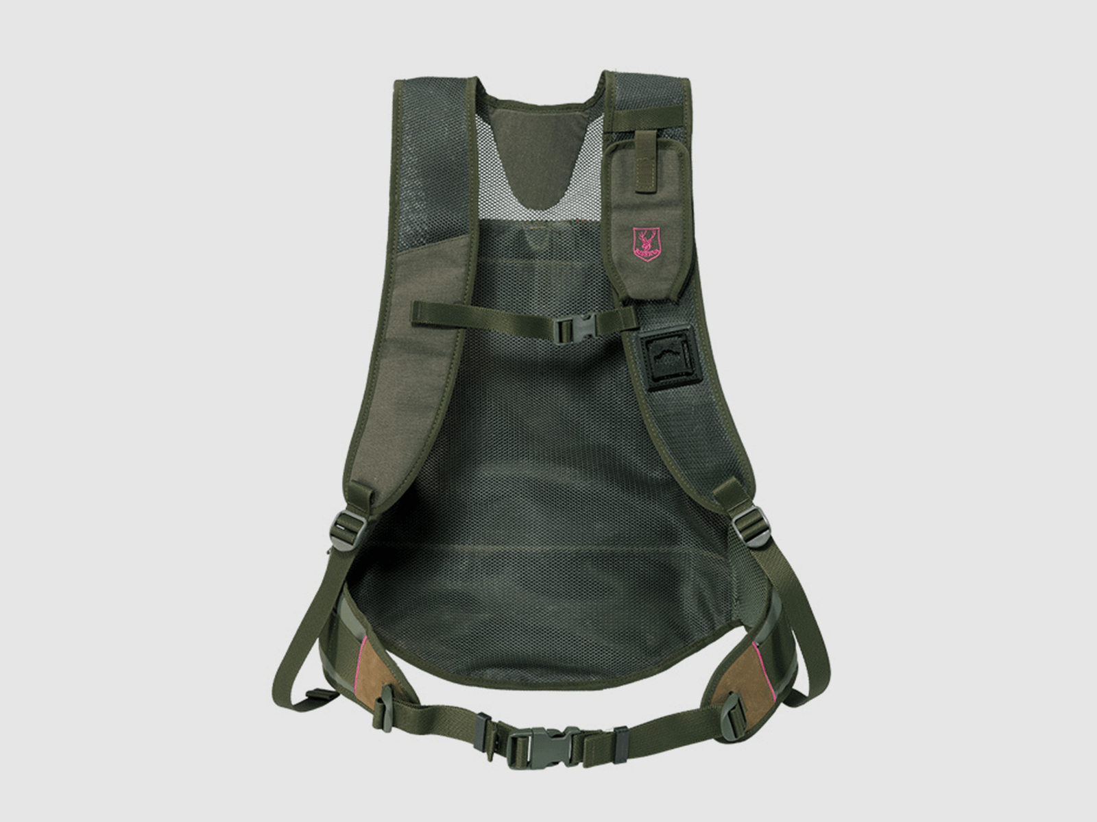RISERVA – HUNTING VEST GREEN MAGENTA TRIM SIZE. UNIQUE, image 2 of 3