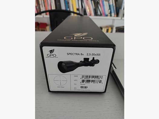 GPO SPECTRA 8x 2,5–20x50i – état comme neuf