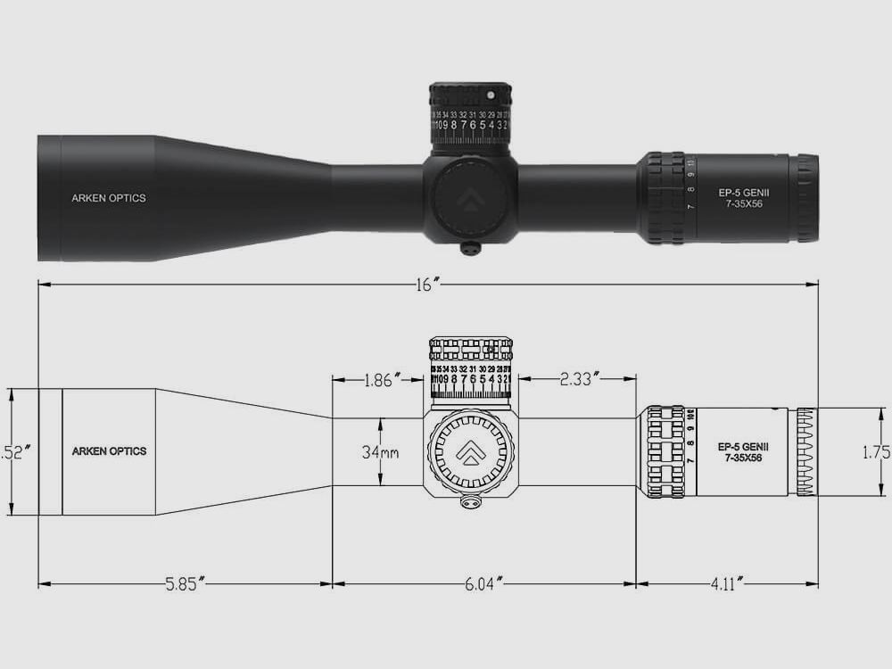 Arken EP-5 GenII 7-35×56 Telescopio — VPR MOA, immagine 4 di 8