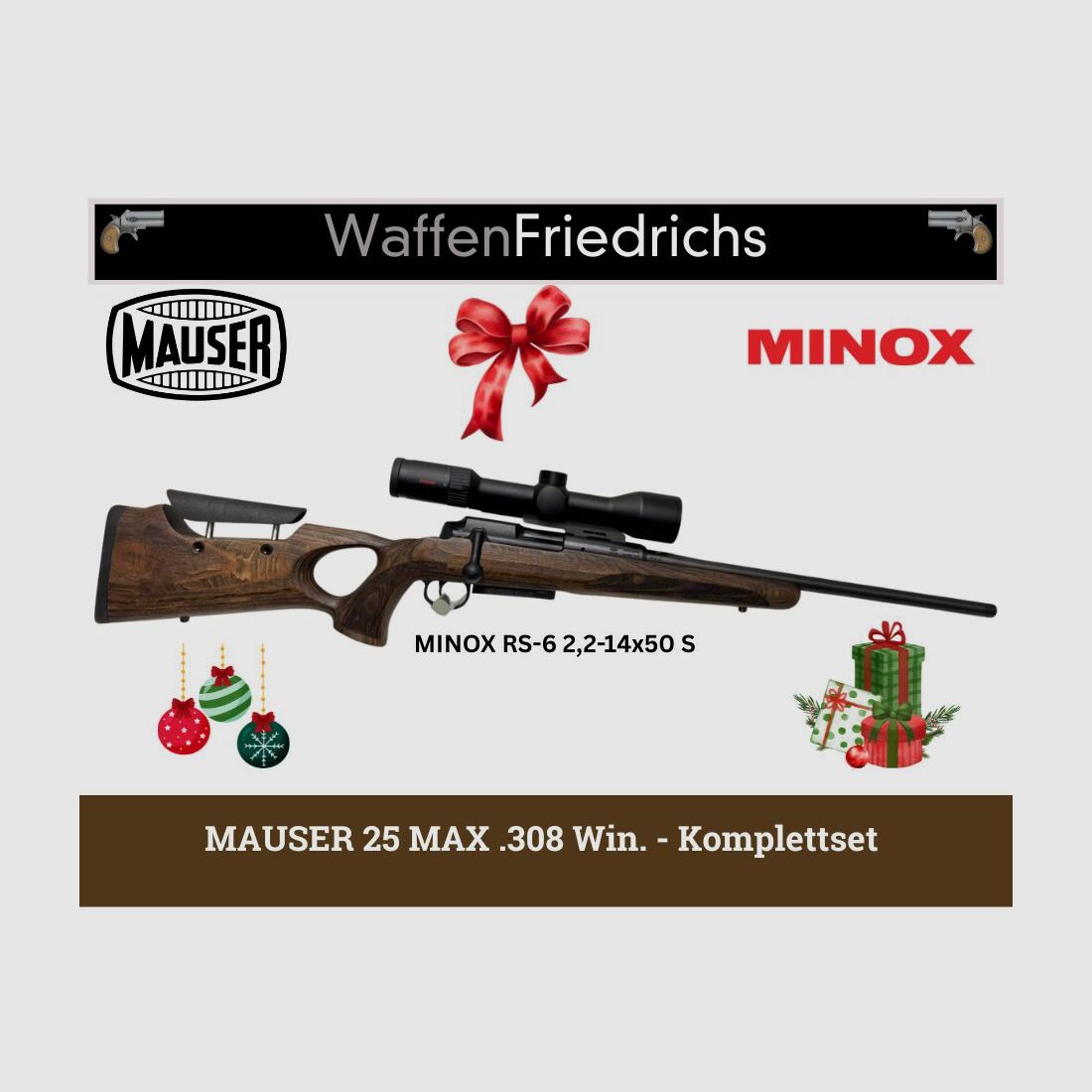 MAUSER 25 MAX Set Completo - Waffen Friedrichs