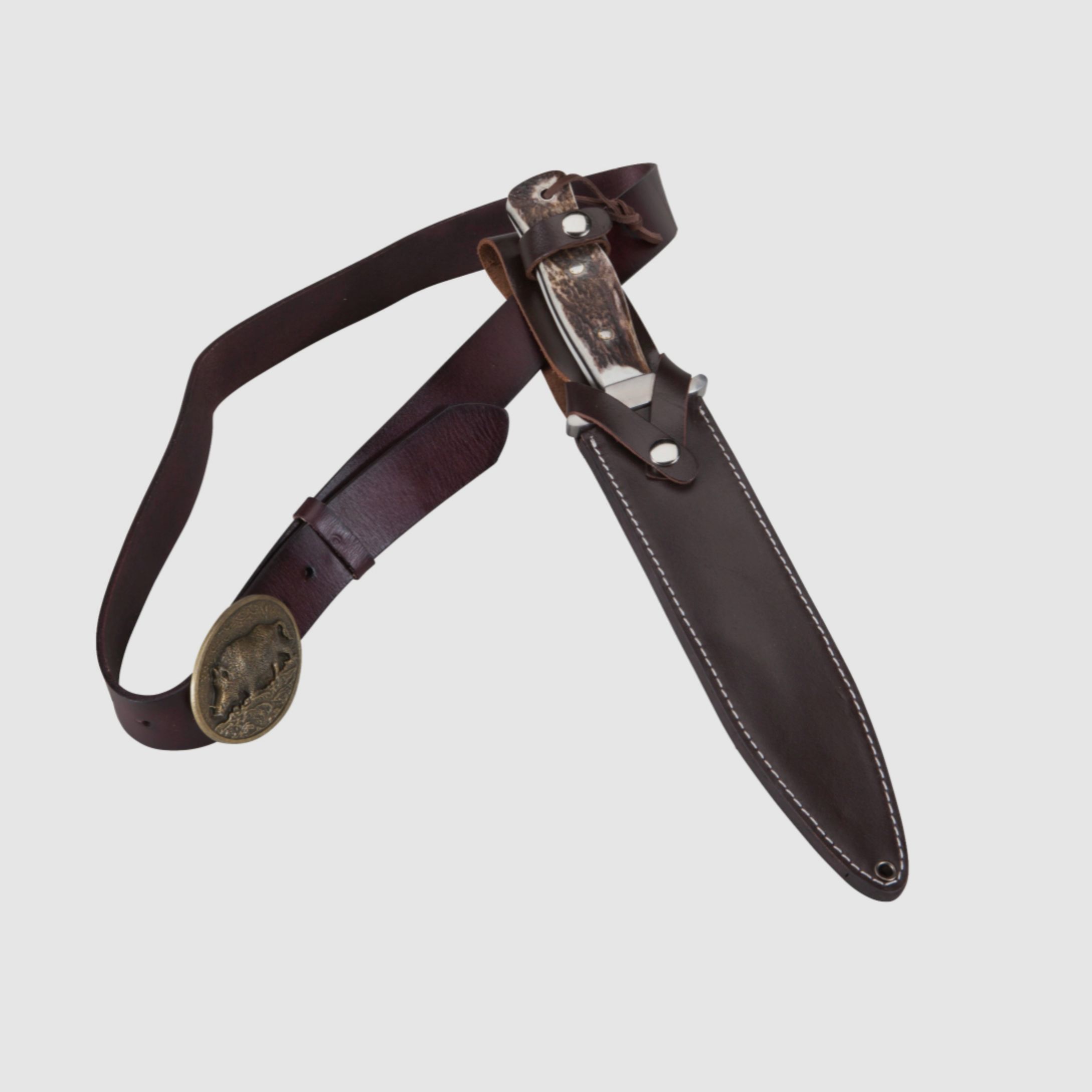 Nóż i pasek 2007497 Hatz-Watz Boar Hunter z paskiem