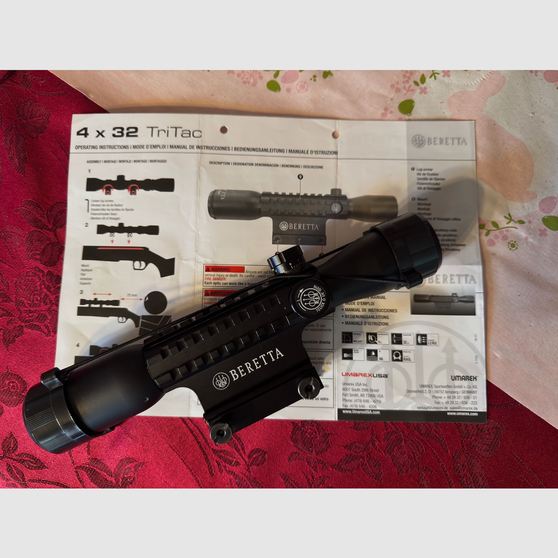 Beretta TriTac 4x32 Taktisches Zielfernrohr Scope von CX4 Storm XT (Umarex)