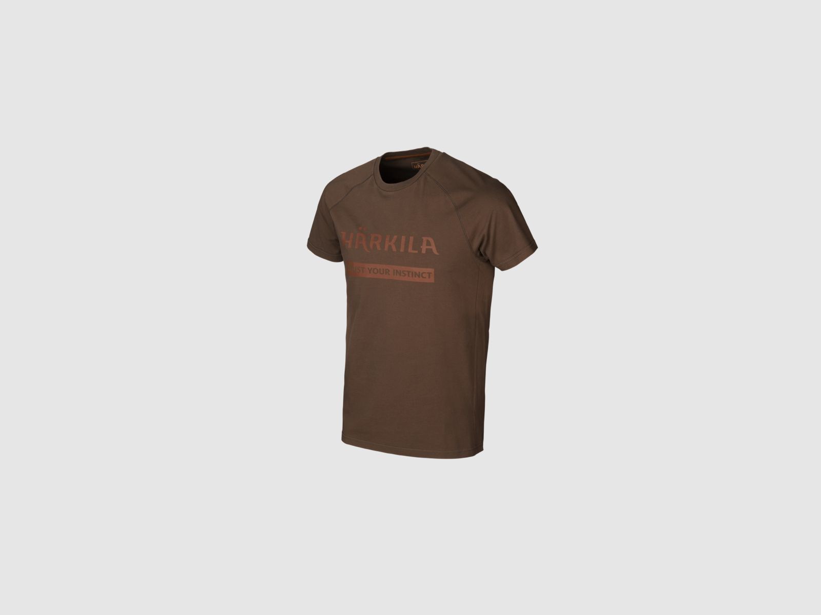 HÄRKILA T-Shirt TRUST YOUR INSTINCT Slate Brown
