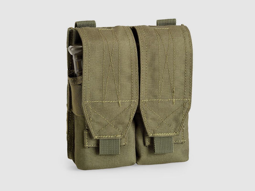 OPENLAND DOPPELTASCHEN MAGAZINHALTER M4-AK MOLLE OFFEN. VELCRO, Bild 4 von 15
