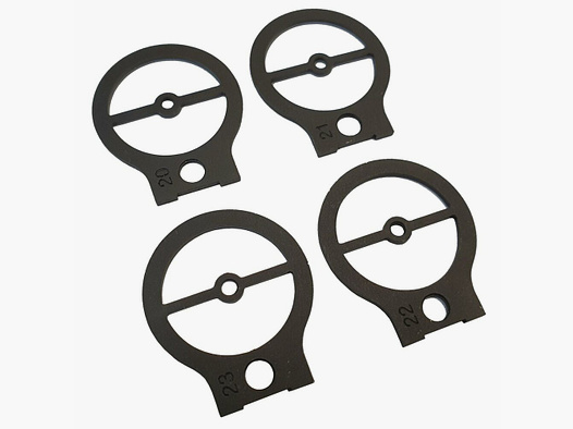 Schwaben Arms GmbH SAR M41, HK G3 Match Ringkorn set di 4 Ø 2,0mm + Ø 2,1mm + Ø 2,2mm + Ø 2,3mm per HK Kornträger