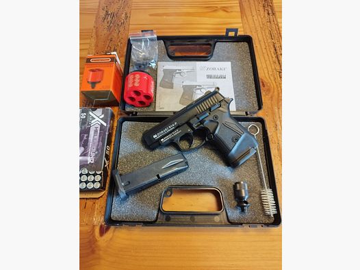 Zoraki 914-P Schreckschusswaffe 9mm PAK schwarz Sylvester Set !!Neuware!! 