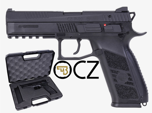 Softairpistole CZ P-09, Gas Blow Back, Hop Up, 0,85 Joule, Kaliber 6 mm BB (P18)