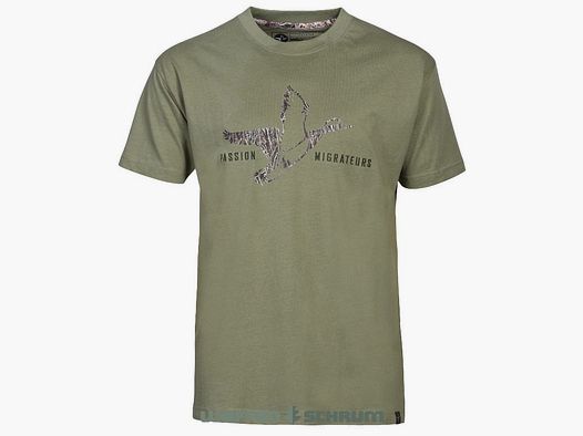 Percussion T-Shirt Passion Migrateurs Khaki