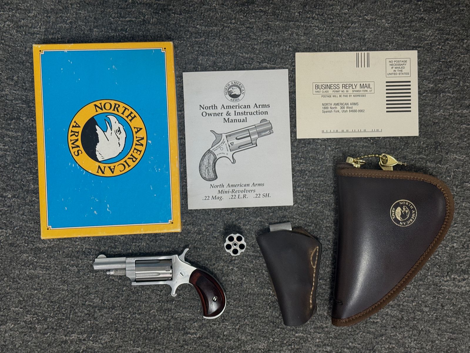 North American Arms  Revolver Edelstahl .22lfb & .22Win.Mag