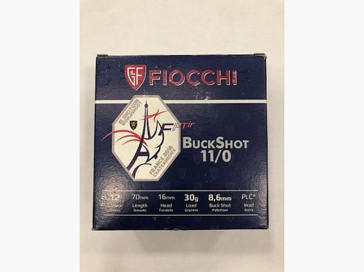 FIOCCHI CARTUCHOS PALLETTONI 11/0