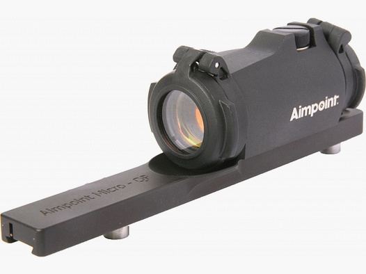 Mira de punto rojo Aimpoint Micro H-2 con riel de montaje para Leupold QR