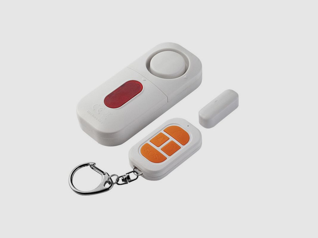 Alarme de porte et fenêtre avec capteur sans fil et télécommande, image 1 sur 4