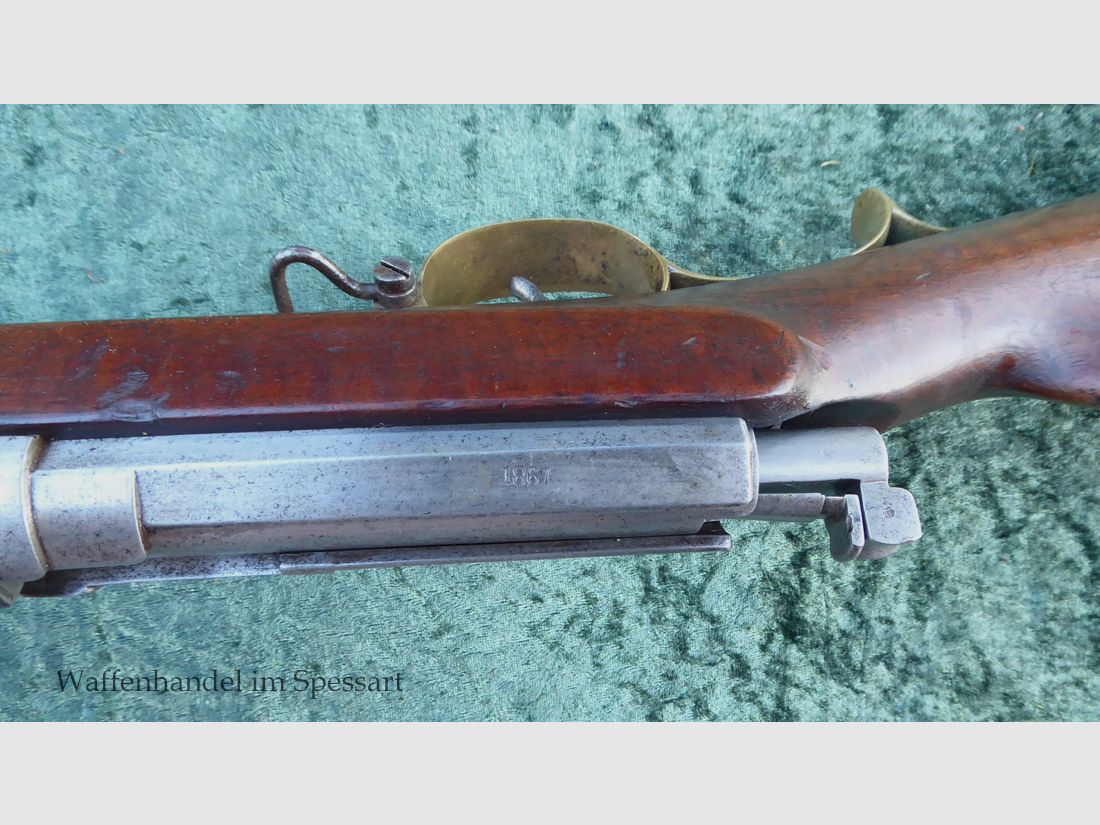 aguja de encendido fusil de infantería Mod.1862, Spandau de 1867.