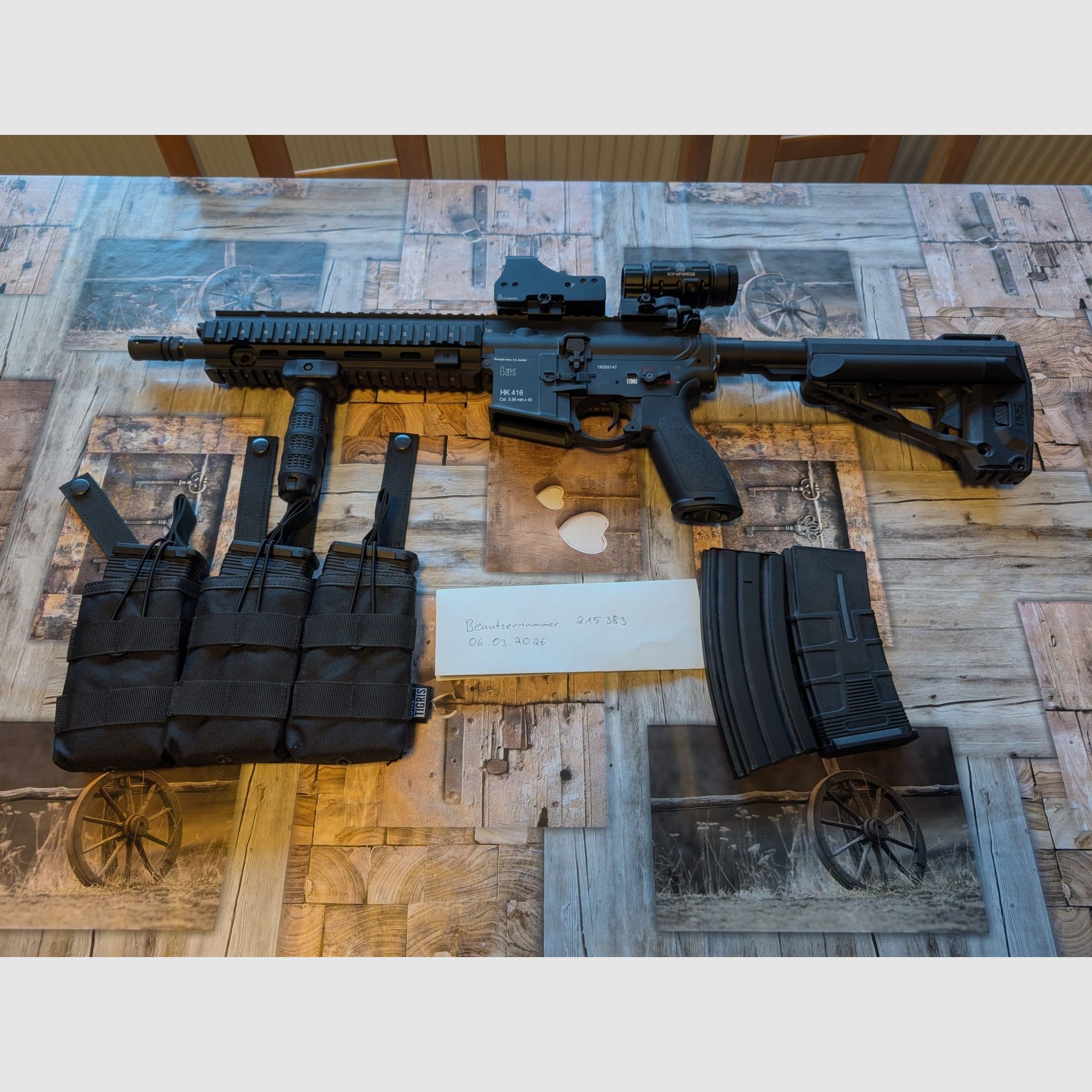 VFC Heckler&Koch HK416 S-AEG czarny