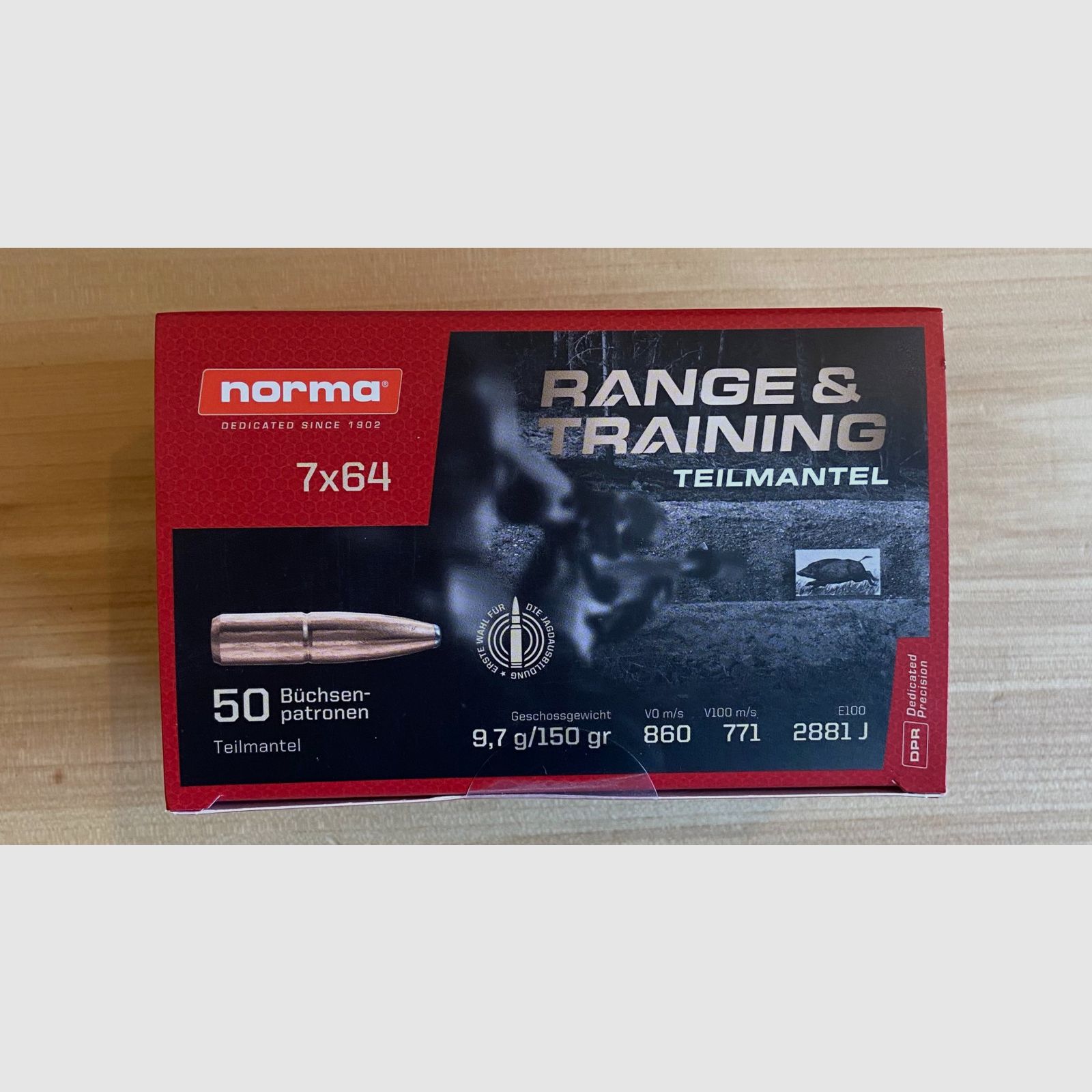 Norma Range & Training Kal. 7x64 - 9,7g / 150gr
