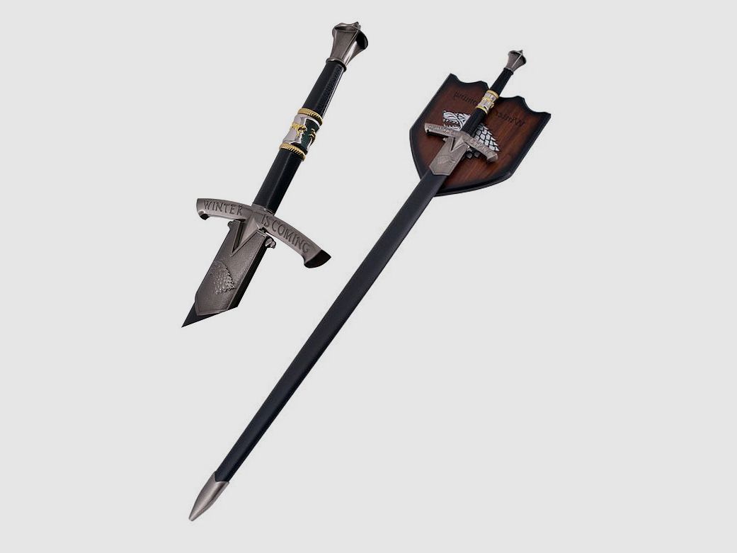 Ned Stark Schwert mit Scheide inklusive Wandhalterung