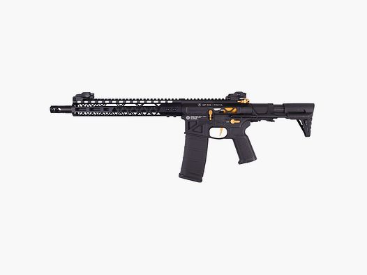 GP R15 FREYA ALPHA Full Skeleton PDW 13" gen.2 M-LOK Zwart/Goud S-AEG Vrij vanaf 18 jaar -F- | Delta Armory