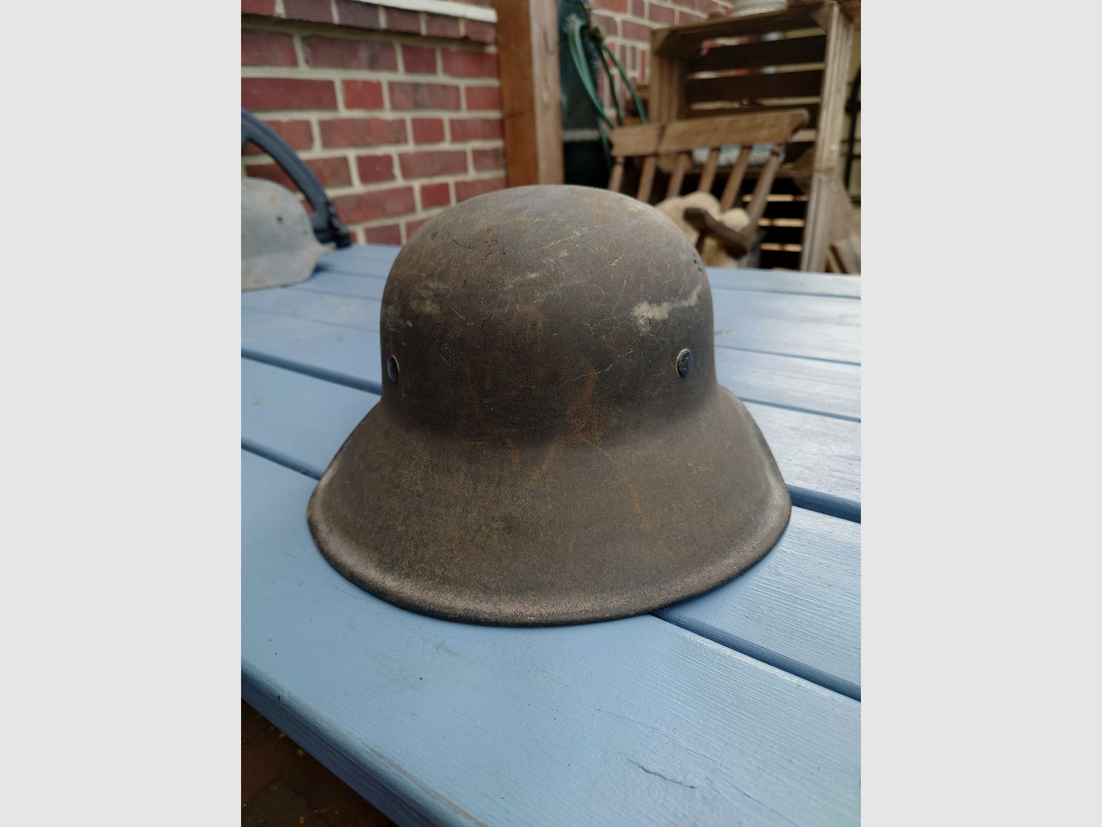 WW2 WK2 Luftschutzhelm M38 Gladiator kein Kar98 mp40 stg