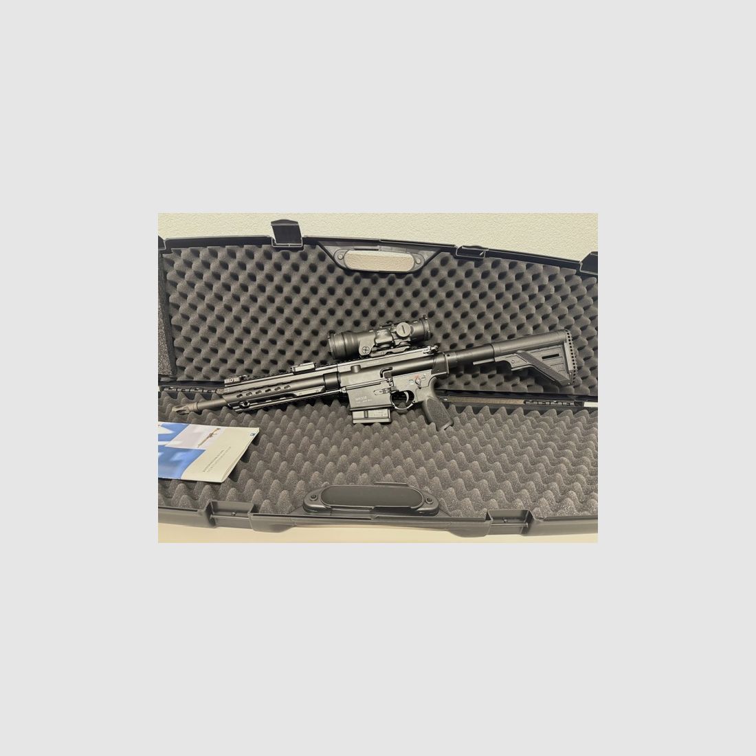Heckler u. Koch MR308 13" incl. Elcan Specter DR 1,5x / 6x kal. 7.62, FDE richtkijker